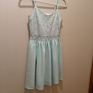 H&M Babydoll Lace Topped Dress